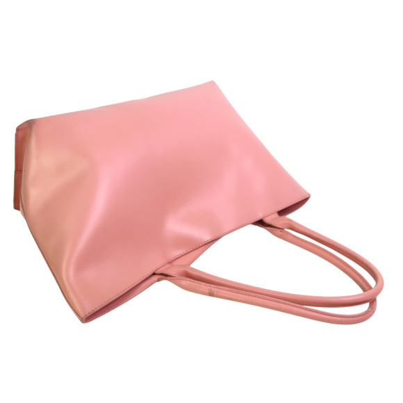 ROOMY Furla ITALY PEARL PINK GENUINE LEATHER SHOULDER BAG HANDBAG TOTE PURSE - Picture 7 of 16